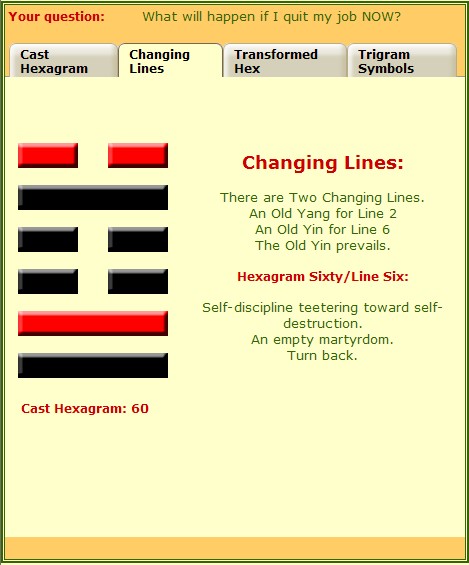 I Ching Online.NET - Cast the I Ching-coins